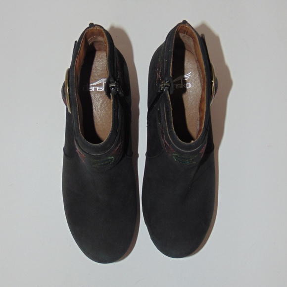 DANSKO Mina Bootie Embroidered Strap Nubuck 37 - Picture 5 of 8